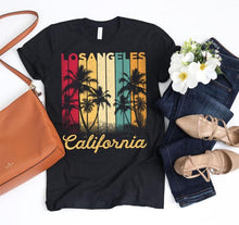 Load image into Gallery viewer, Los Angeles Top Aesthetic LA Home State Shirt Top T-shirt Want Kpop Spice Girls Summer Vintage Top Female Soft Girl Aesthetic

