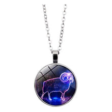 Load image into Gallery viewer, Unisex 12 Zodiac Signs Necklace Individual Colorful Men&#39;S And Women&#39;S Twelve Constellations Zodiac Design Necklace Valentine&#39;S
