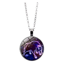 Load image into Gallery viewer, Unisex 12 Zodiac Signs Necklace Individual Colorful Men&#39;S And Women&#39;S Twelve Constellations Zodiac Design Necklace Valentine&#39;S
