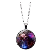 Load image into Gallery viewer, Unisex 12 Zodiac Signs Necklace Individual Colorful Men&#39;S And Women&#39;S Twelve Constellations Zodiac Design Necklace Valentine&#39;S
