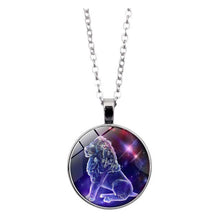 Load image into Gallery viewer, Unisex 12 Zodiac Signs Necklace Individual Colorful Men&#39;S And Women&#39;S Twelve Constellations Zodiac Design Necklace Valentine&#39;S
