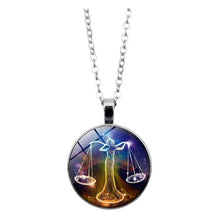 Load image into Gallery viewer, Unisex 12 Zodiac Signs Necklace Individual Colorful Men&#39;S And Women&#39;S Twelve Constellations Zodiac Design Necklace Valentine&#39;S
