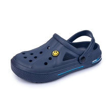 Load image into Gallery viewer, Airavata Crocks Sandals Hole Shoes Couple Home Slippers Summer Hollow Out Smiling Face Buckle Men and Women Beach Flat
