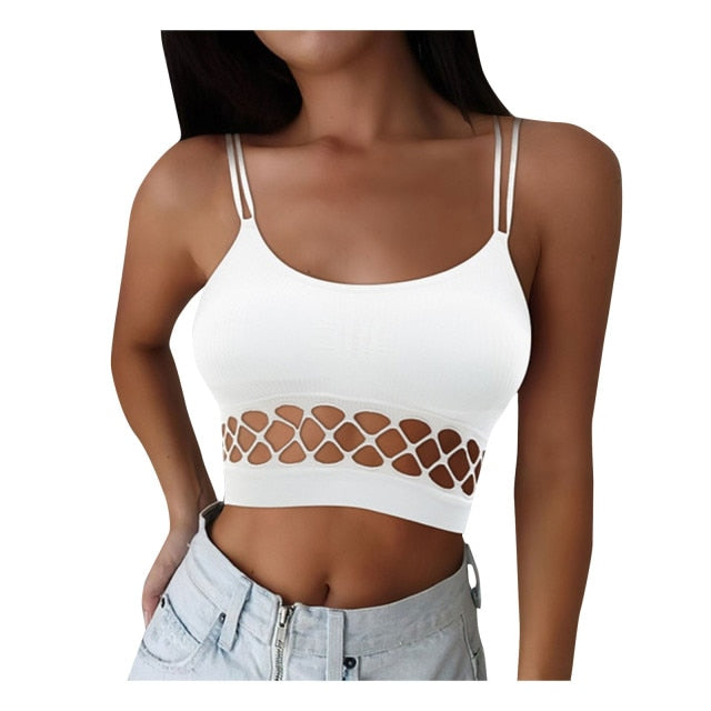 Summer Y2k Clothes Crop Tops Women Fashion Sexy Corset Top Bustier Aesthetic Sleeveless Vest Sling Tank Top Mujer Camisetas
