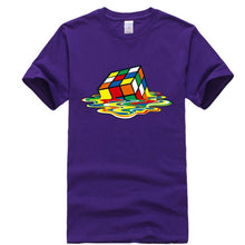 Load image into Gallery viewer, New Men&#39;s Casual High Quality100%Cotton Short Sleeve T-Shirt Magic square printing o-neck t-shirt casual hip hop t-shirt for men

