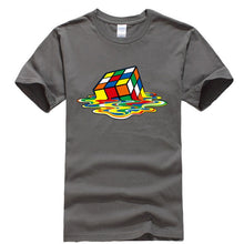 Load image into Gallery viewer, New Men&#39;s Casual High Quality100%Cotton Short Sleeve T-Shirt Magic square printing o-neck t-shirt casual hip hop t-shirt for men
