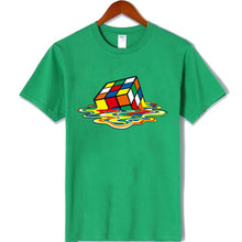 Load image into Gallery viewer, New Men&#39;s Casual High Quality100%Cotton Short Sleeve T-Shirt Magic square printing o-neck t-shirt casual hip hop t-shirt for men
