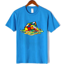 Load image into Gallery viewer, New Men&#39;s Casual High Quality100%Cotton Short Sleeve T-Shirt Magic square printing o-neck t-shirt casual hip hop t-shirt for men
