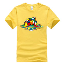 Load image into Gallery viewer, New Men&#39;s Casual High Quality100%Cotton Short Sleeve T-Shirt Magic square printing o-neck t-shirt casual hip hop t-shirt for men
