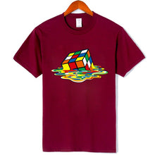 Load image into Gallery viewer, New Men&#39;s Casual High Quality100%Cotton Short Sleeve T-Shirt Magic square printing o-neck t-shirt casual hip hop t-shirt for men
