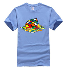 Load image into Gallery viewer, New Men&#39;s Casual High Quality100%Cotton Short Sleeve T-Shirt Magic square printing o-neck t-shirt casual hip hop t-shirt for men
