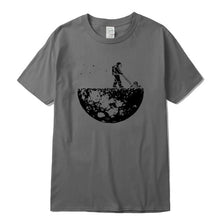 Load image into Gallery viewer, Highquality 100%cotton Lunar cleaner printing street style casual short sleeve men T shirt cool loose o-neck tshirt male t-shirt
