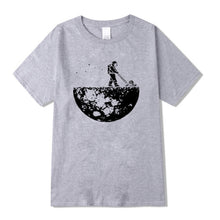 Load image into Gallery viewer, Highquality 100%cotton Lunar cleaner printing street style casual short sleeve men T shirt cool loose o-neck tshirt male t-shirt
