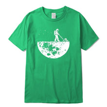 Load image into Gallery viewer, Highquality 100%cotton Lunar cleaner printing street style casual short sleeve men T shirt cool loose o-neck tshirt male t-shirt
