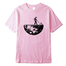 Load image into Gallery viewer, Highquality 100%cotton Lunar cleaner printing street style casual short sleeve men T shirt cool loose o-neck tshirt male t-shirt
