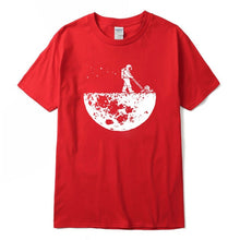 Load image into Gallery viewer, Highquality 100%cotton Lunar cleaner printing street style casual short sleeve men T shirt cool loose o-neck tshirt male t-shirt
