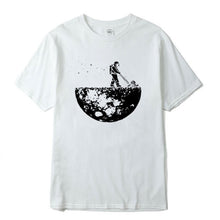 Load image into Gallery viewer, Highquality 100%cotton Lunar cleaner printing street style casual short sleeve men T shirt cool loose o-neck tshirt male t-shirt

