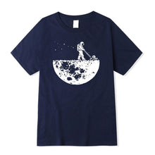 Load image into Gallery viewer, Highquality 100%cotton Lunar cleaner printing street style casual short sleeve men T shirt cool loose o-neck tshirt male t-shirt
