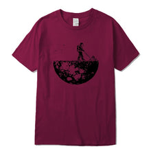 Load image into Gallery viewer, Highquality 100%cotton Lunar cleaner printing street style casual short sleeve men T shirt cool loose o-neck tshirt male t-shirt
