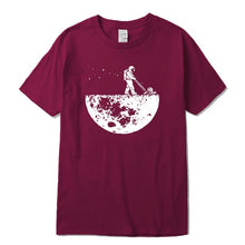 Load image into Gallery viewer, Highquality 100%cotton Lunar cleaner printing street style casual short sleeve men T shirt cool loose o-neck tshirt male t-shirt
