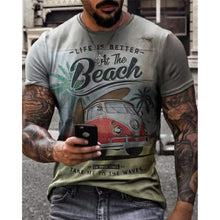 Load image into Gallery viewer, New Summer Men T-shirt 3D Car Highway Motorcycle Biker Hip Hop Tshirt Tee Top Oversize T Shirt For Men Vintage Clothes Streeerar

