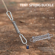 Load image into Gallery viewer, Tent Buckle Accessories Wind Rope Buckle Anti-corrosion Stable 304 Stainless Steel Tent Spring Hook Buckle for Camping
