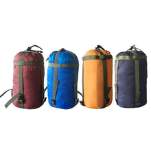 Load image into Gallery viewer, Outdoor Camping Sleeping Bag Storage Package Compression Stuff Sack Bag Leisure Hammock Storage Packs For Travel Hiking
