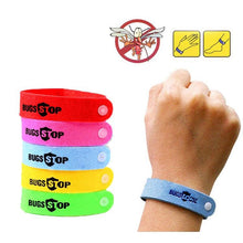 Load image into Gallery viewer, 1PC Anti Mosquito Bracelet Repellent Wrist Band Bracelet Insect Nets Bug Lock Camping Anti Mosquito Bracelet Outdoor Tools
