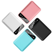 Load image into Gallery viewer, 30000 mAh Power Bank Dual USB Output Portable Charger Powerbank Mini Charging Power Bank Travel External Mobile Battery Pack
