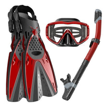 Load image into Gallery viewer, Diving Flippers Equipment Set Swimming Flippers Suit Long Underwater Snorkeling Fishing Adult Diving Mask Snorkeling Shoes -40

