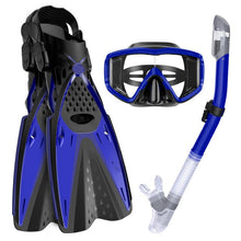 Load image into Gallery viewer, Diving Flippers Equipment Set Swimming Flippers Suit Long Underwater Snorkeling Fishing Adult Diving Mask Snorkeling Shoes -40
