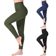 Load image into Gallery viewer, 2021 Womens Stretch Yoga Leggings Fitness Running Gym Full Length Active Ycling Pants High Waist Solid Work Out Trousers Sports
