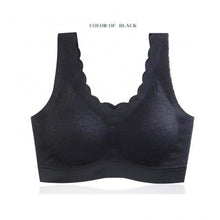 Load image into Gallery viewer, Women Padded Wireless Lace Bra Seamless Breathable Soft Brassiere Underwear
