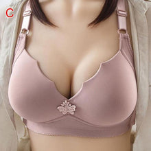 Load image into Gallery viewer, Women Sexy Push Up Full Coverage Bra Wireless Deep-V Gather Bra Cup Thin Underwears Bras 2021 Fastship Dropship
