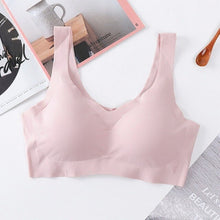Load image into Gallery viewer, High Quality Breathable Fitness Sexy Thin Wireless Push Up Bra For Women Underwear Comfortable Seamless Japan Ice silk Lingerie
