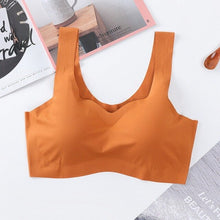 Load image into Gallery viewer, High Quality Breathable Fitness Sexy Thin Wireless Push Up Bra For Women Underwear Comfortable Seamless Japan Ice silk Lingerie
