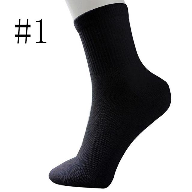 1 Pair Fashion Autumn Winter Socks High Quality Casual Sock Fashion Breathable Mesh Long Simple Socks Business N5D1