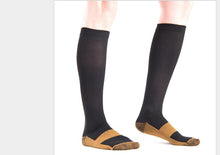 Load image into Gallery viewer, Copper Infused Compression Socks 20-30mmHg Graduated Men&#39;s Women&#39;s S-XXL Unisex Socks
