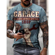 Load image into Gallery viewer, Mens T-shirt Oversized Vintage Short Sleeve Summer New Tshirts Fashion Harajuku Ethnic Letters Print T Shirts Men Camiseta Mujer
