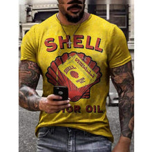 Load image into Gallery viewer, Mens T-shirt Oversized Vintage Short Sleeve Summer New Tshirts Fashion Harajuku Ethnic Letters Print T Shirts Men Camiseta Mujer
