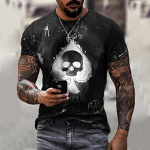 Load image into Gallery viewer, New Hot Selling Men&#39;s Clothing Personality Funny T-shirt Fashion 3D Printing Leisure Travel Vintage T Shirt XXS-6XL
