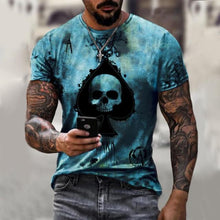 Load image into Gallery viewer, New Hot Selling Men&#39;s Clothing Personality Funny T-shirt Fashion 3D Printing Leisure Travel Vintage T Shirt XXS-6XL
