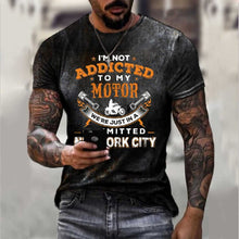 Load image into Gallery viewer, Summer Letters Print Men Oversized T-Shirt O-Neck Streetwear  Loose Clothes For Teens Vintage Pattern Male Short Sleeve Tees
