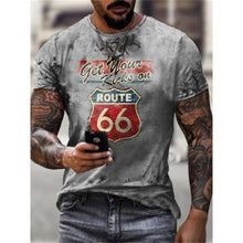 Load image into Gallery viewer, Summer Letters Print Men Oversized T-Shirt O-Neck Streetwear  Loose Clothes For Teens Vintage Pattern Male Short Sleeve Tees
