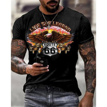 Load image into Gallery viewer, Summer Letters Print Men Oversized T-Shirt O-Neck Streetwear  Loose Clothes For Teens Vintage Pattern Male Short Sleeve Tees
