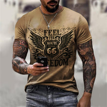 Load image into Gallery viewer, Summer Letters Print Men Oversized T-Shirt O-Neck Streetwear  Loose Clothes For Teens Vintage Pattern Male Short Sleeve Tees
