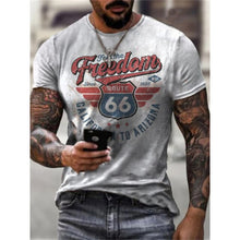 Load image into Gallery viewer, Summer Letters Print Men Oversized T-Shirt O-Neck Streetwear  Loose Clothes For Teens Vintage Pattern Male Short Sleeve Tees
