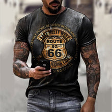 Load image into Gallery viewer, Summer Letters Print Men Oversized T-Shirt O-Neck Streetwear  Loose Clothes For Teens Vintage Pattern Male Short Sleeve Tees
