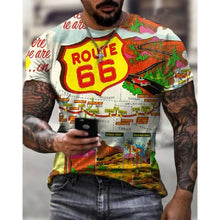 Load image into Gallery viewer, Summer Letters Print Men Oversized T-Shirt O-Neck Streetwear  Loose Clothes For Teens Vintage Pattern Male Short Sleeve Tees
