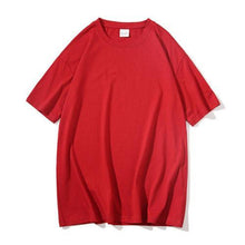 Load image into Gallery viewer, Summer Unisex Cotton Casual Loose Solid Color T-shirt O Neck Short Sleeve Top soft and comfortable for to wear suitable for Dail
